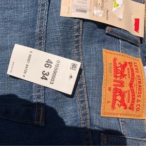 Mens big and tall Levi’s 559 relaxed straight fit 46x34